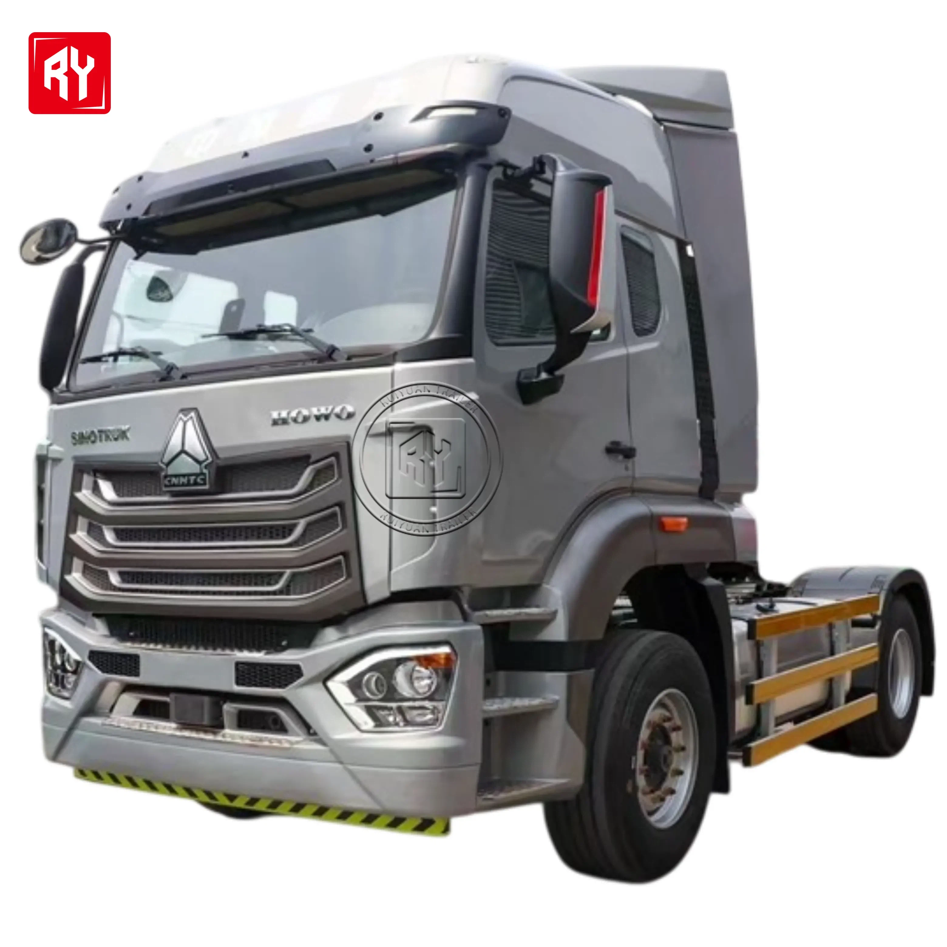 Howo nx 트랙터 트럭 헤드 371-420hp 4x 2 6 휠을 사용했습니다