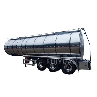 3 차축 알루미늄 유조선 트레일러