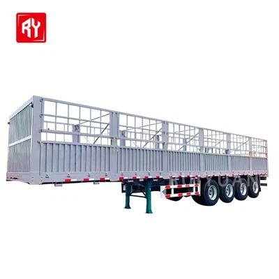 3 차축 스테이크 반 트레일러