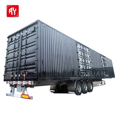 40 피트 밴 박스 세미 트레일러
