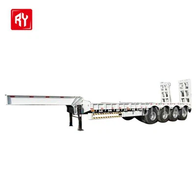 60 톤의 낮은 베드 트레일러