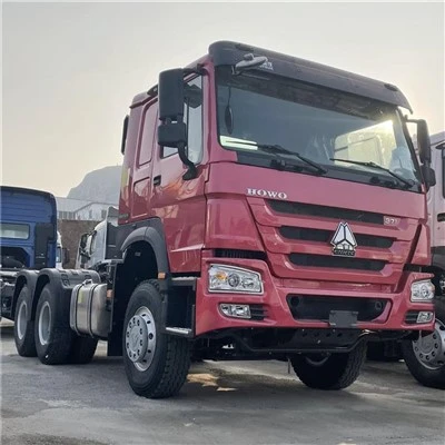 중고 트랙터 6x4 Howo 트랙터 트럭